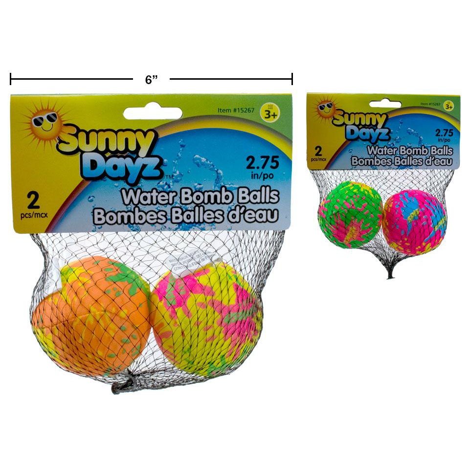 Sunny Dayz 2pk 2.75" Water Bom
