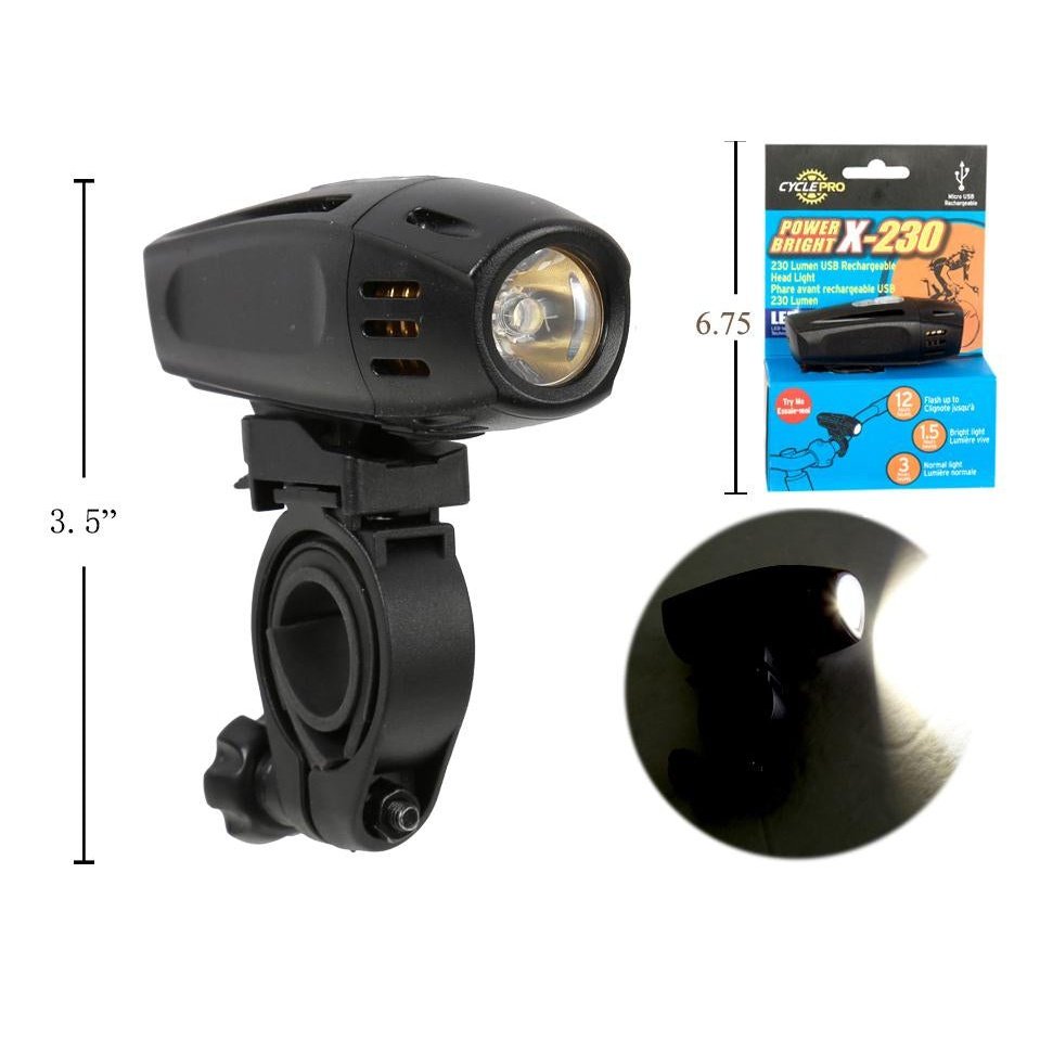 CyclePro Power Bright-230 USB
