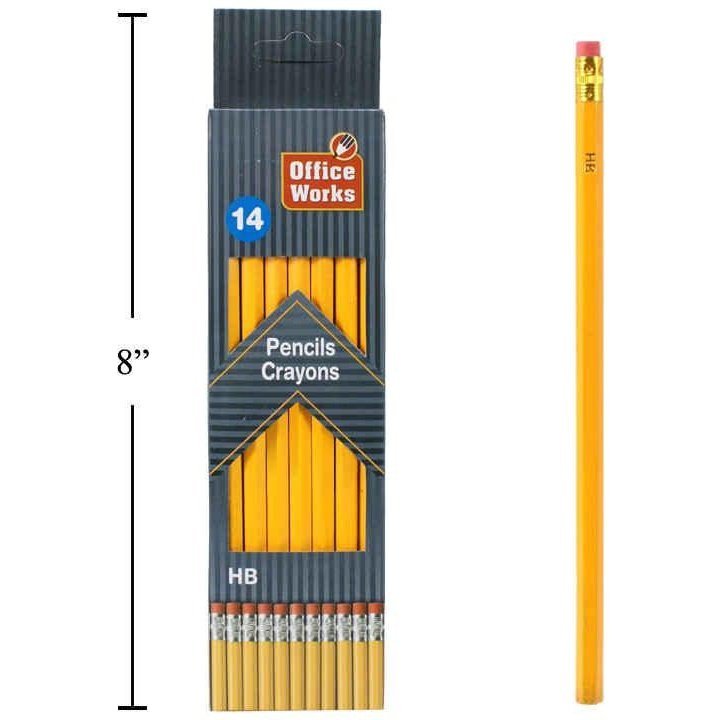 OW HB PENCILS 14PK