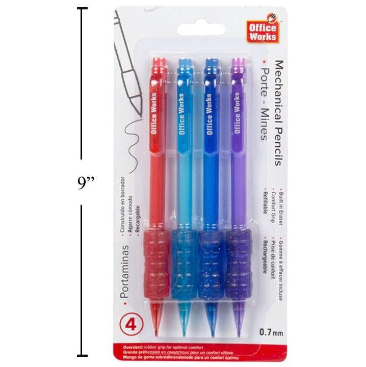 OW MECHANICAL PENCILS 0.7MM