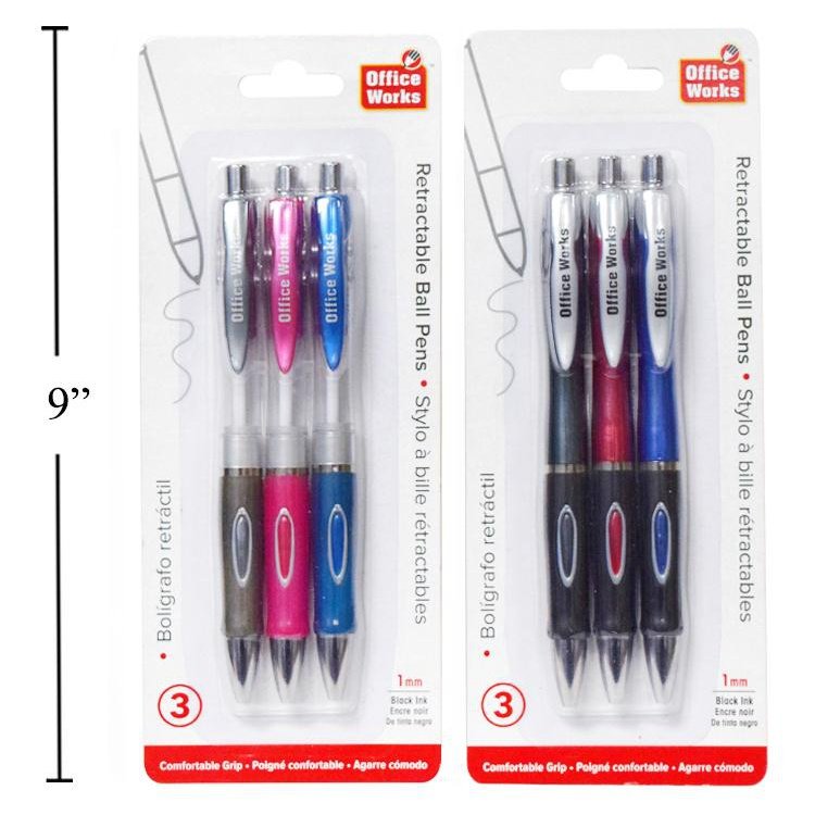 OW 3pc ball point pen#20438