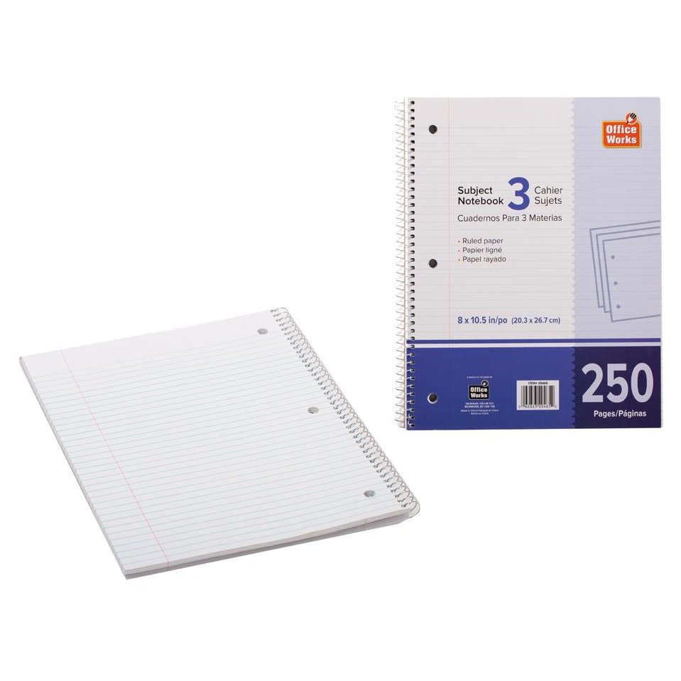 O.WKs. 250-P 3-subject 8x10.5"