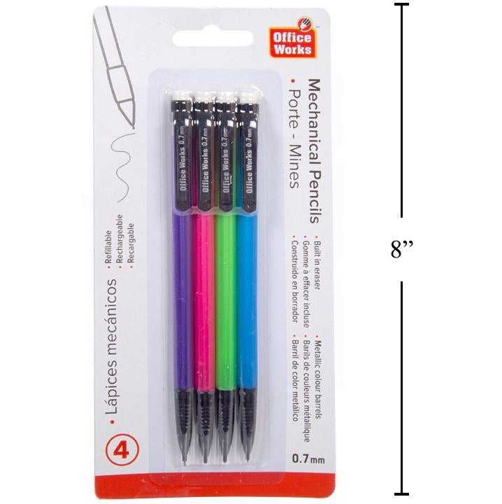 4-Pc Mechanical Pencils