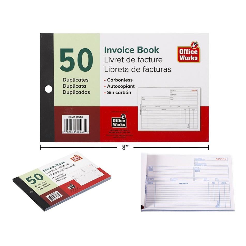 O.WKs. 50 Duplicate Invoice Bo