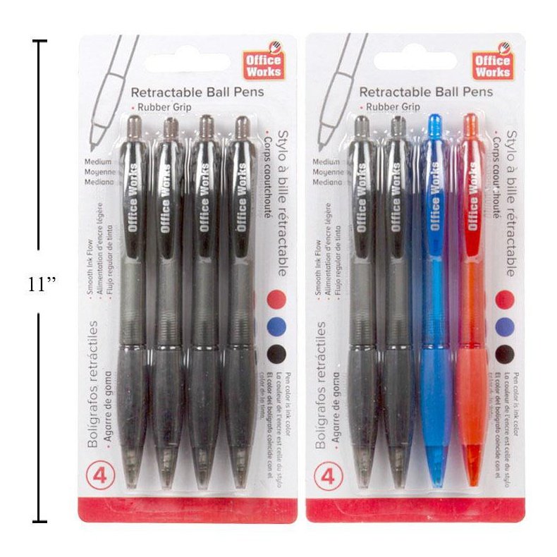 OW retractable ball pens#30588