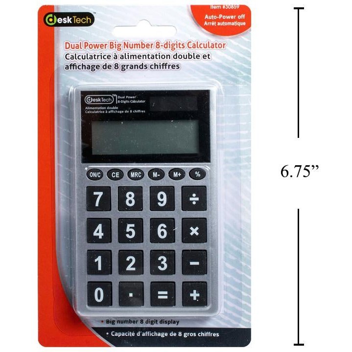 DT DUAL 8DIGIT CALCULATOR
