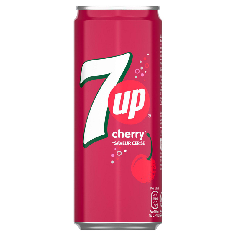 EU 7UP 330ML-CHERRY