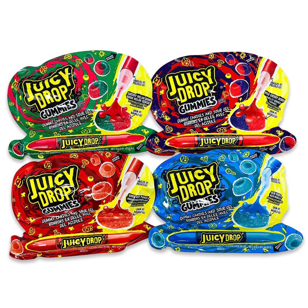 JUICY DROP GUMMIES W SOUR GEL