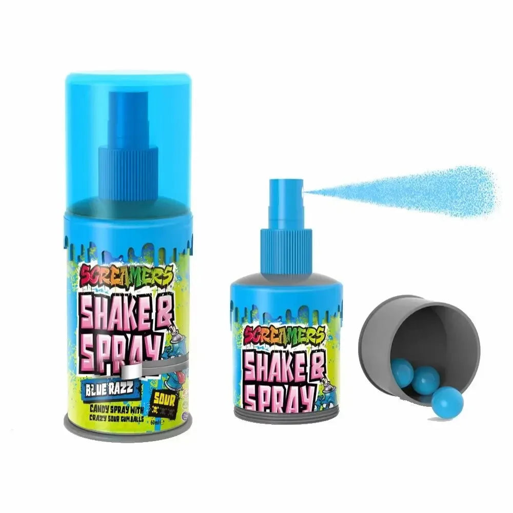 SCREAMERS SPRAY-BLUE RAZZ