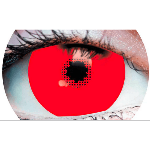 RED MINI SCLERA CONTACT LENS