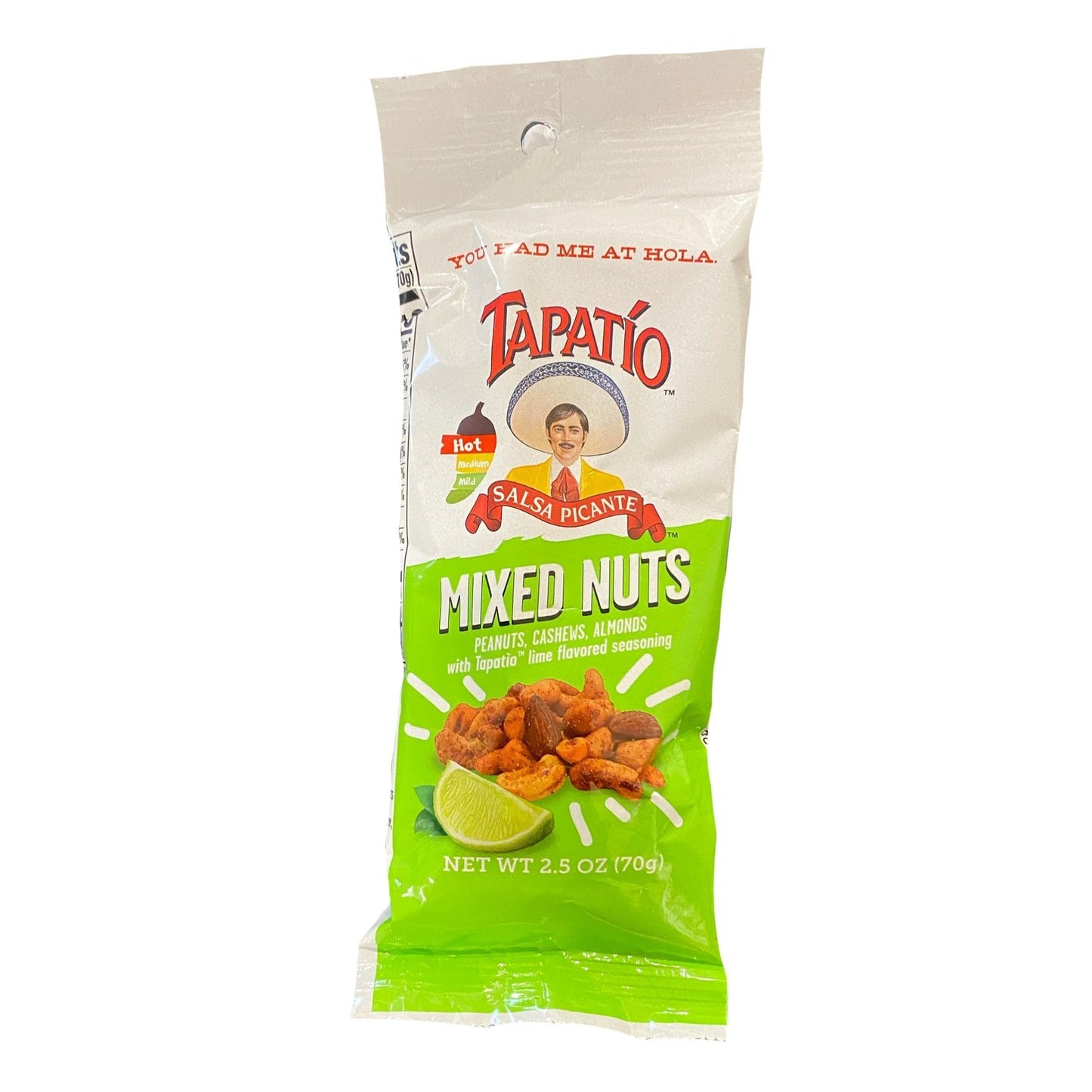 TAPATIO MIXED NUTS 70g