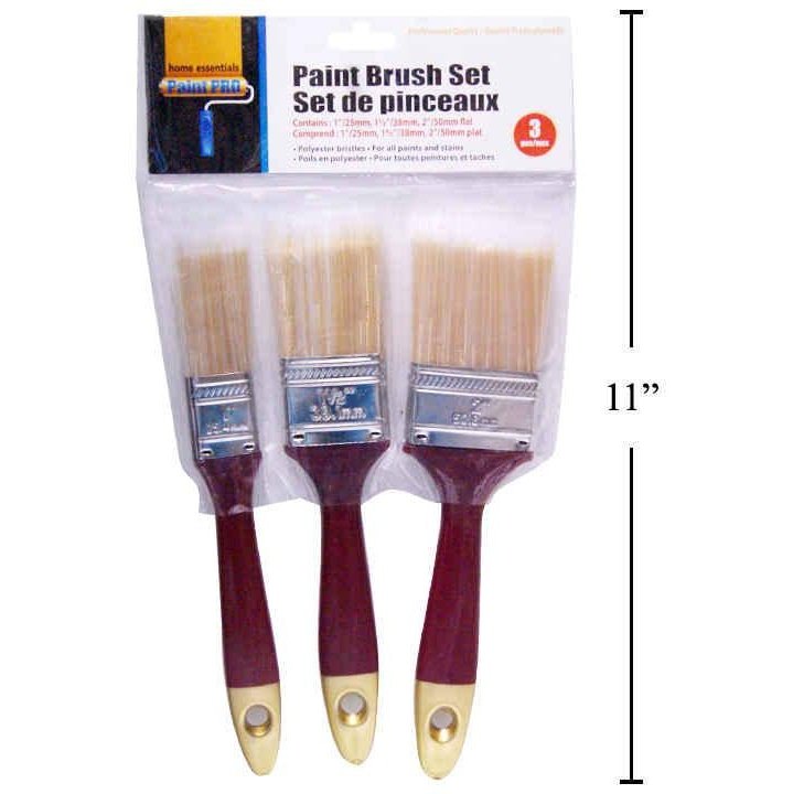 H.E. Paint Pro 3-pc Paintbrus