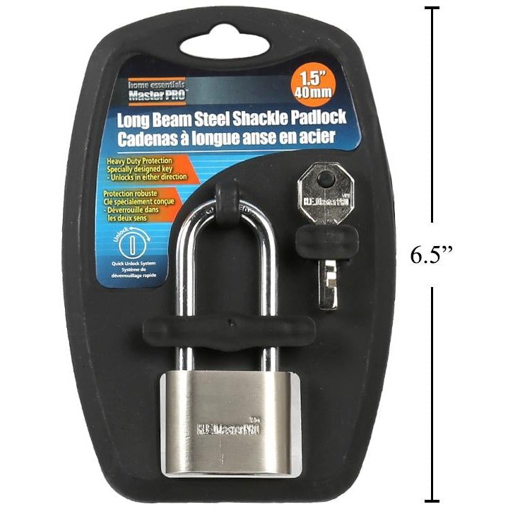 HE LONG BEAM STEEL PADLOCK