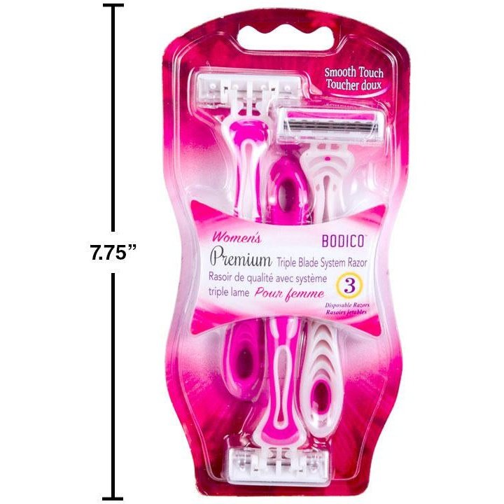 3-pc Ladies Razors,