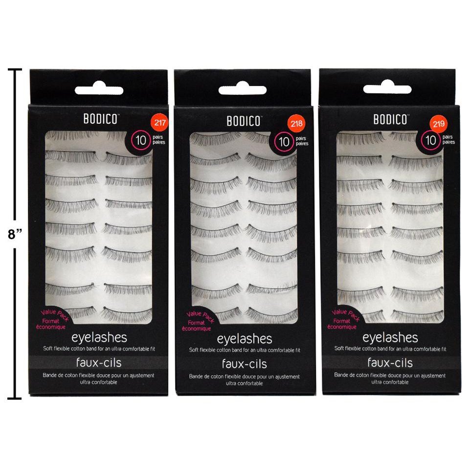 bodico eyelashes 10 pairs