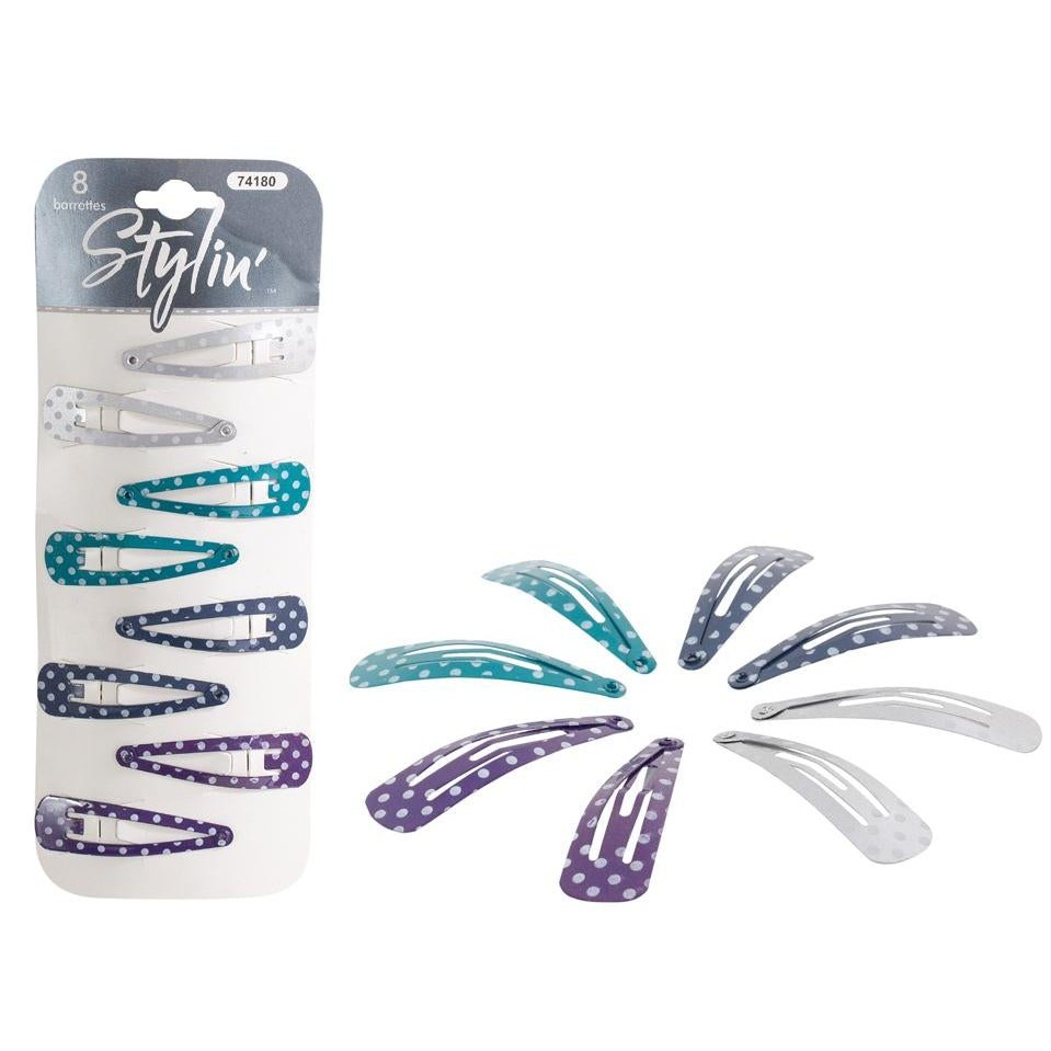 Stylin, 8-pc Polka Dot Snap