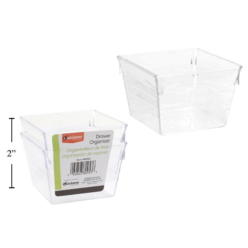 DRAWER ORGANIZER 2PK