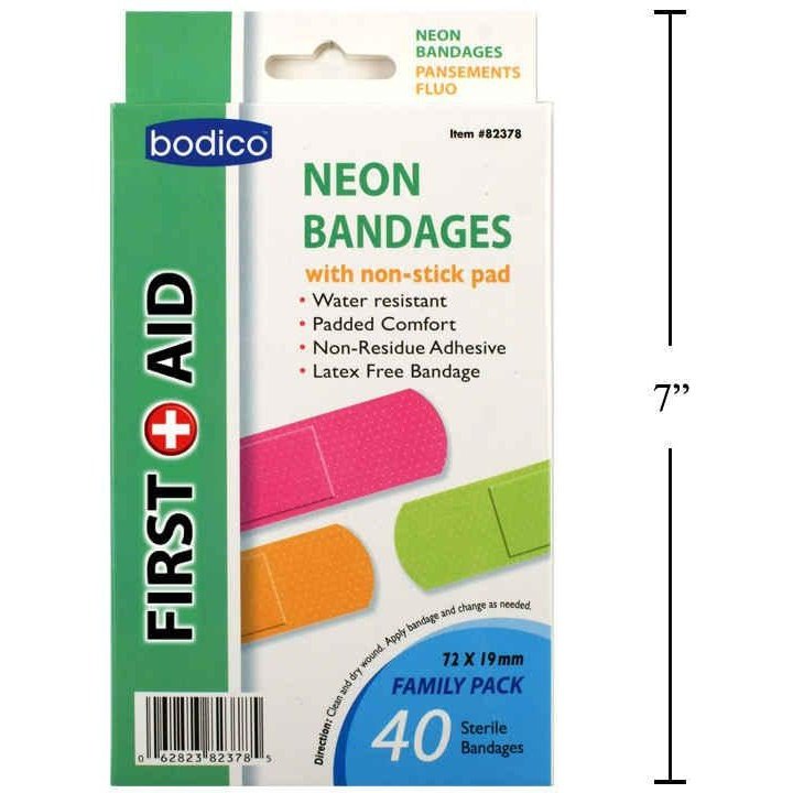 Bodico Neon Bandages 40pk