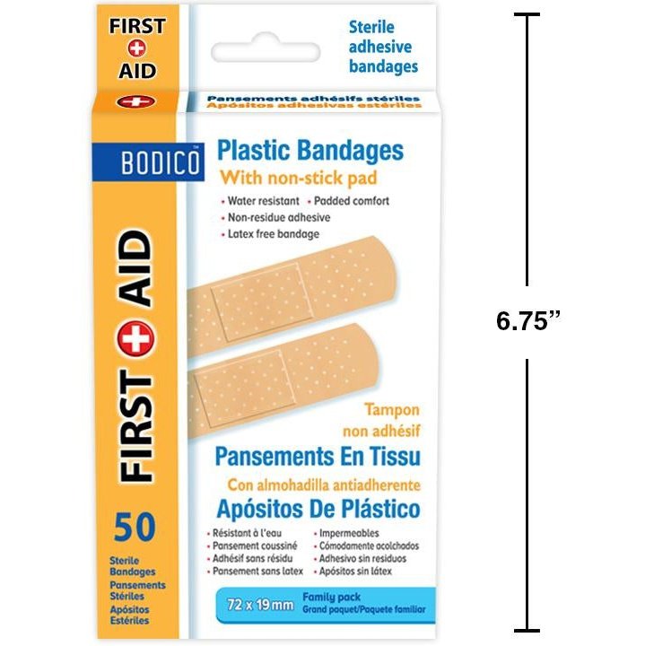 50-pc Pvc Bandages