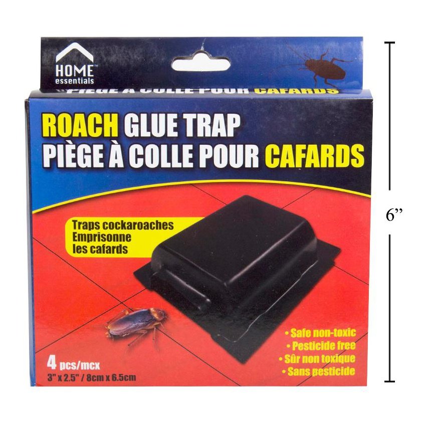 H.E. 4-PC Roach Glue Trap CBX