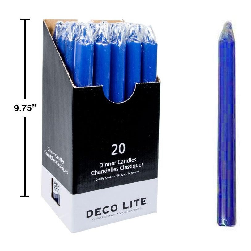 Dinner candle-burgundy