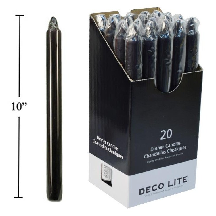 Dinner candle-black