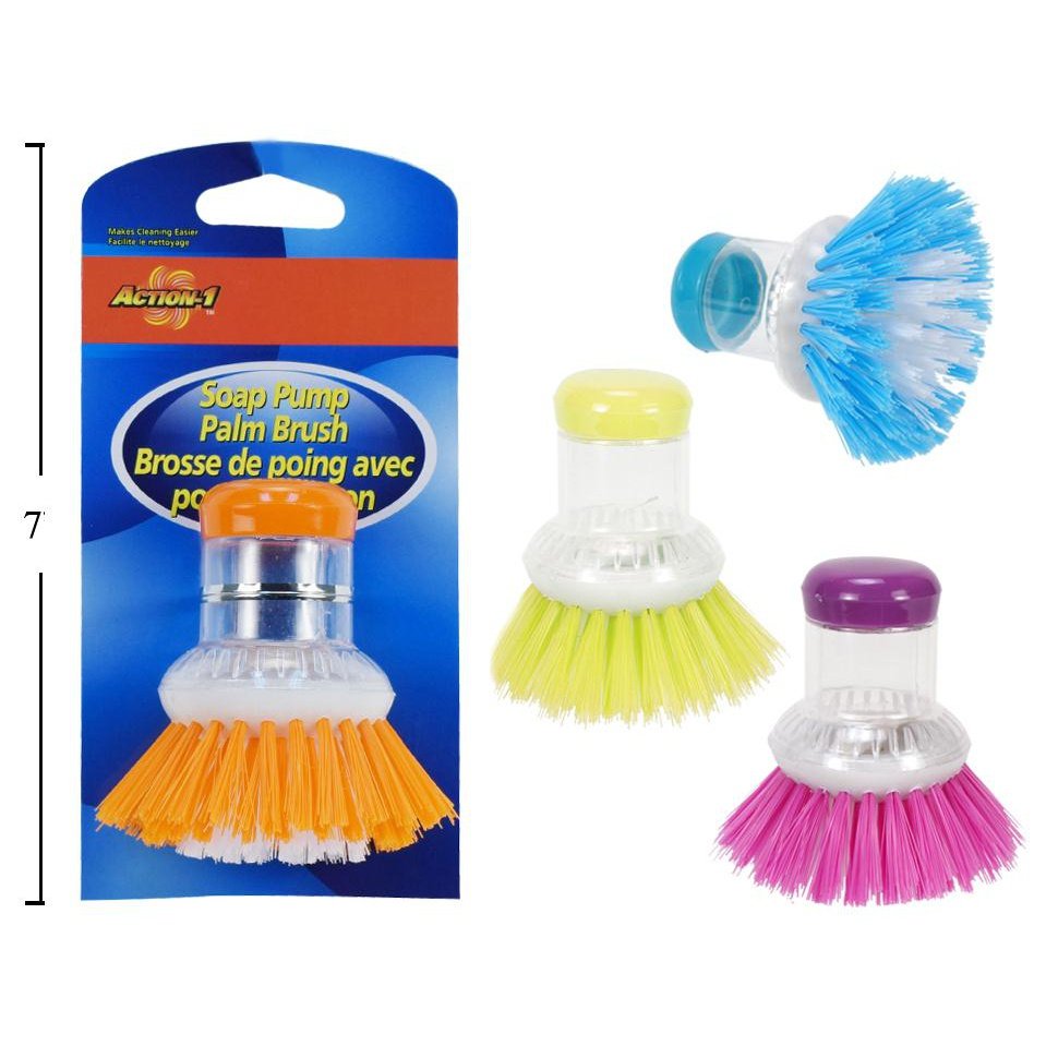 Action 1 Soap Pump Palm Brush