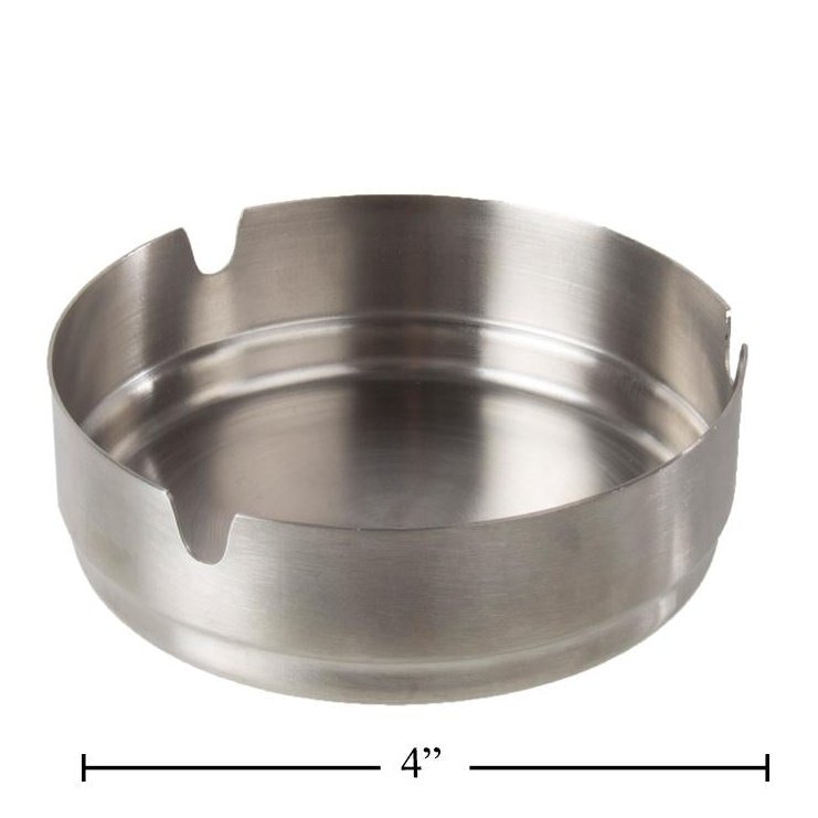 4" Metal Ashtray Label