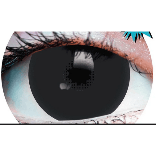 BLACK MINI SCLERA CONTACT LENS