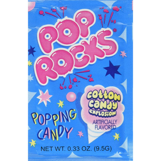 pop rocks cotton candy