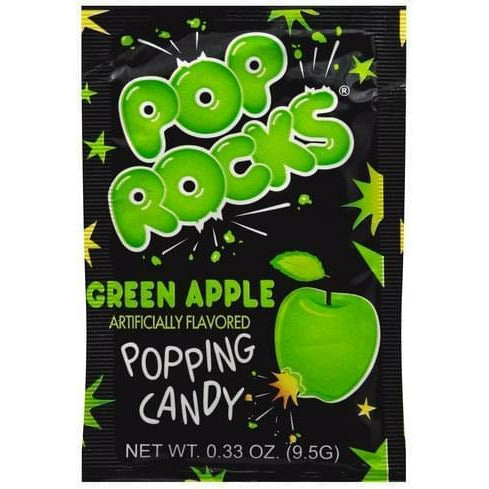 pop rocks green apple pop cand