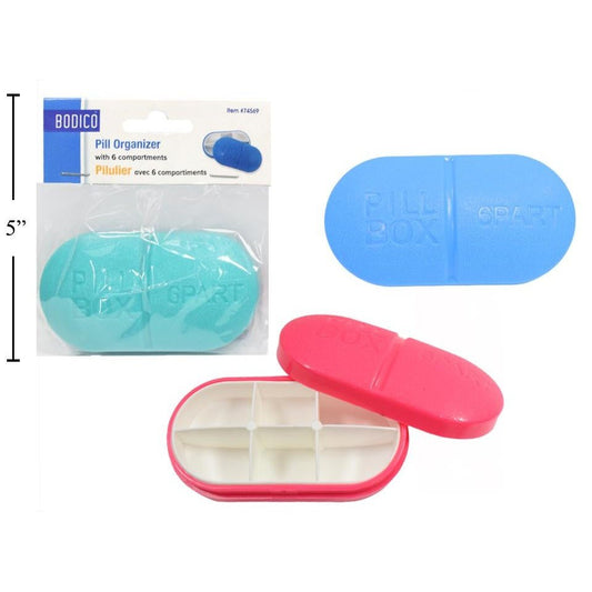 Capsule Shaped Pill Box