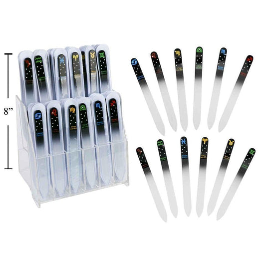 Horoscope Glass Nail File